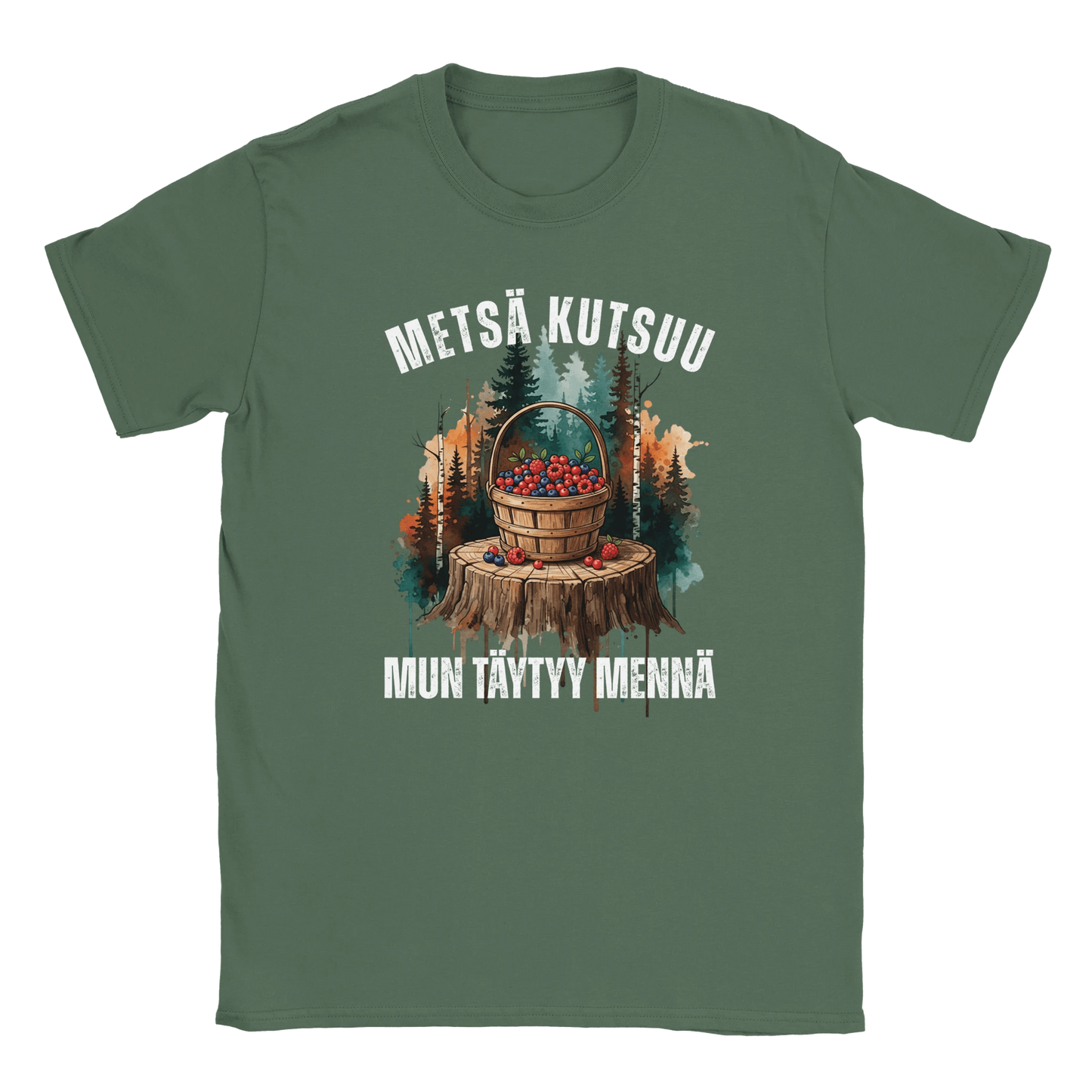 Metsä Kutsuu, Mun Täytyy Mennä - Marjat - Miesten T - paita - Mun Paita