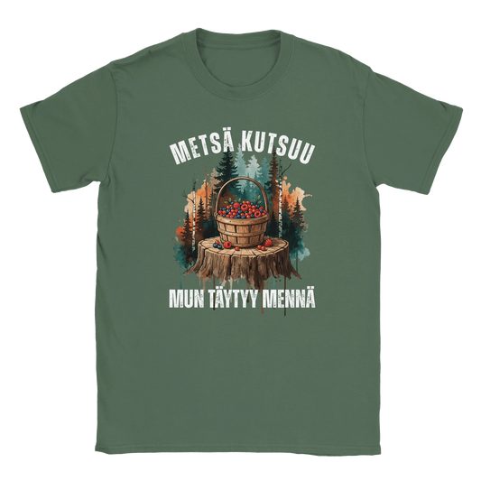 Metsä Kutsuu, Mun Täytyy Mennä - Marjat - Miesten T - paita - Mun Paita