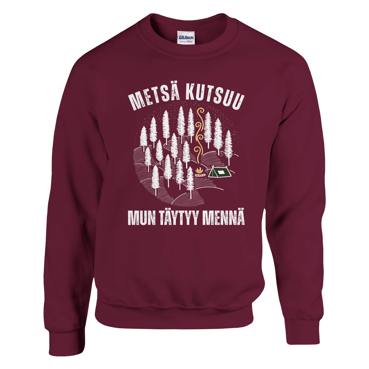 Metsä Kutsuu, Mun Täytyy Mennä - Metsä - Collegepaita - Mun Paita