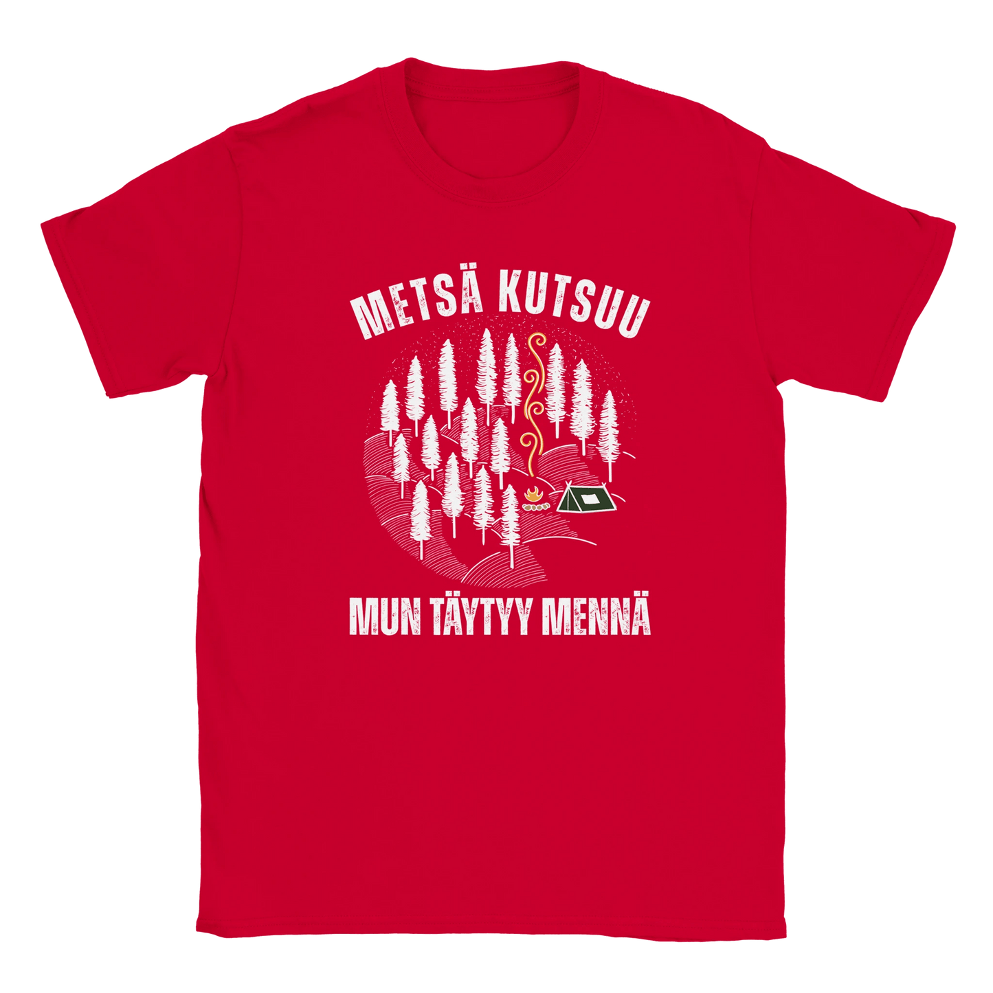 Metsä Kutsuu, Mun Täytyy Mennä - Metsä - Miesten T - paita - Mun Paita