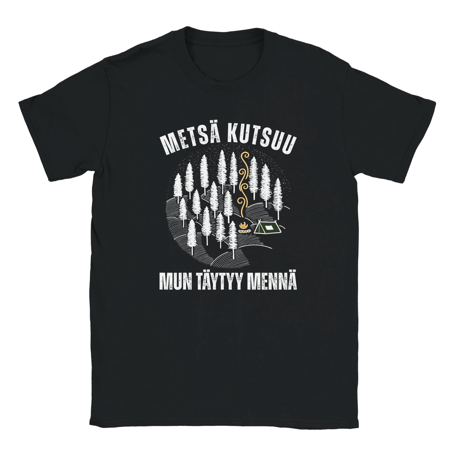 Metsä Kutsuu, Mun Täytyy Mennä - Metsä - Miesten T - paita - Mun Paita