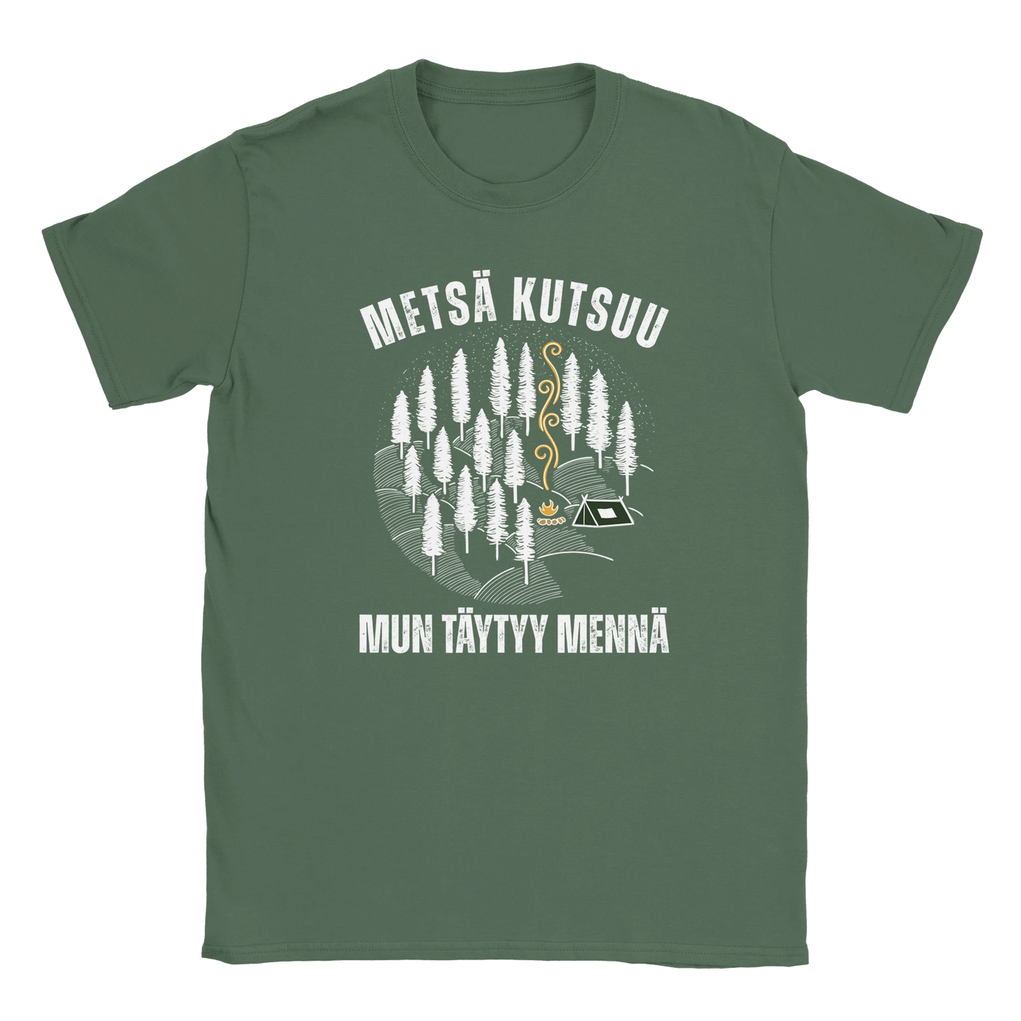 Metsä Kutsuu, Mun Täytyy Mennä - Metsä - Miesten T - paita - Mun Paita