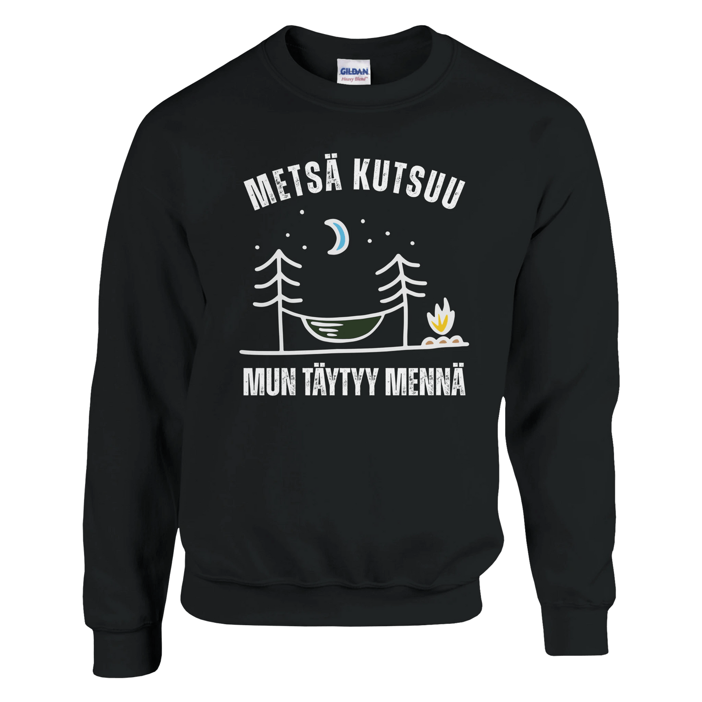 Metsä Kutsuu, Mun Täytyy Mennä - Riippumatto - Collegepaita - Mun Paita