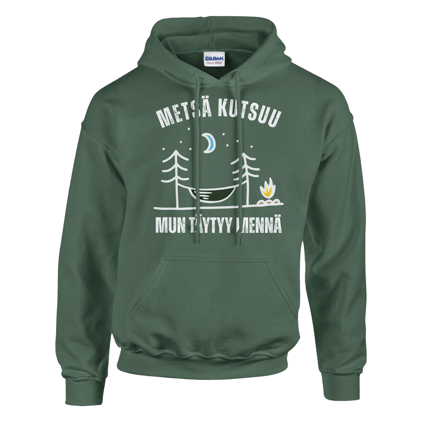 Metsä Kutsuu, Mun Täytyy Mennä - Riippumatto - Huppari - Mun Paita