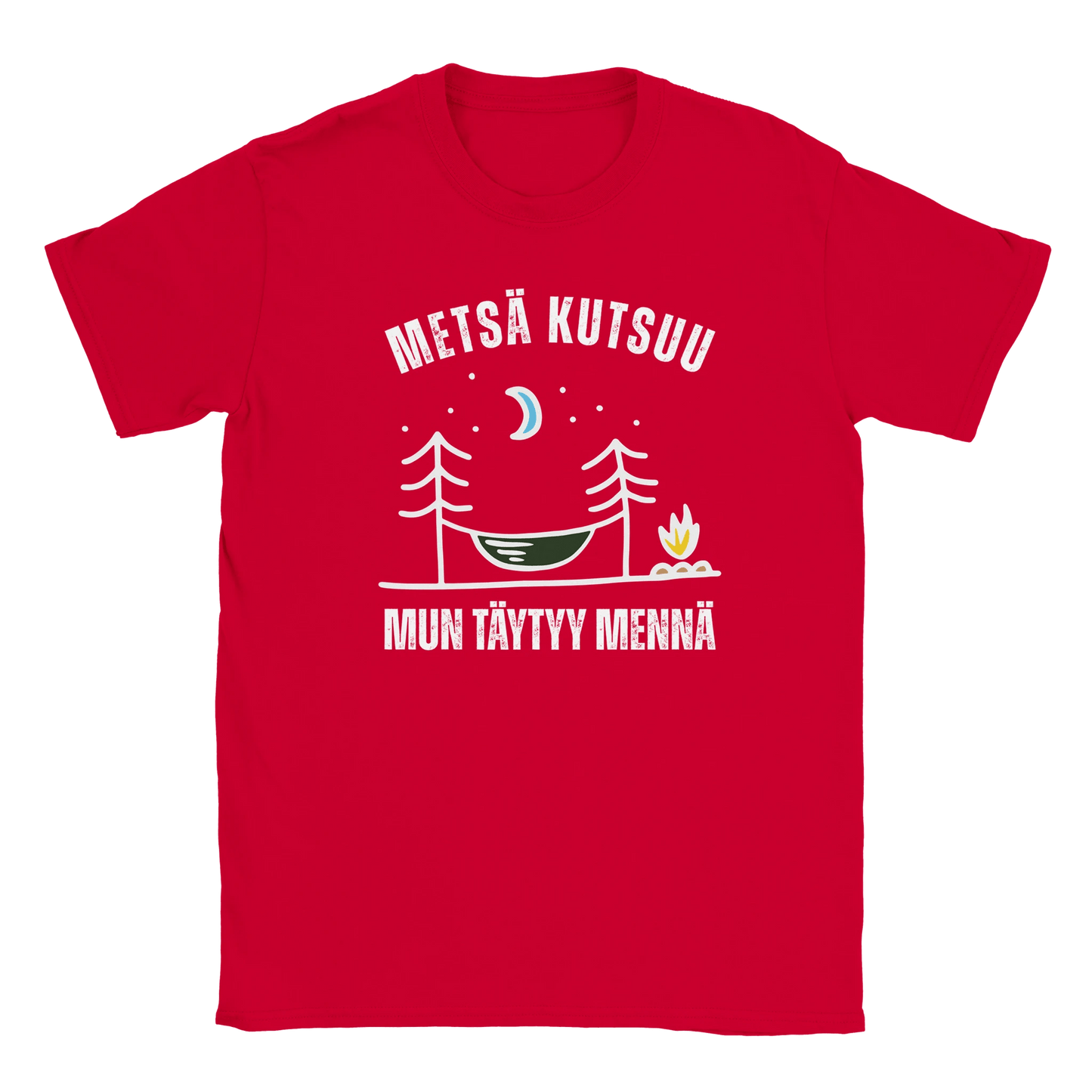 Metsä Kutsuu, Mun Täytyy Mennä - Riippumatto - Miesten T - paita - Mun Paita