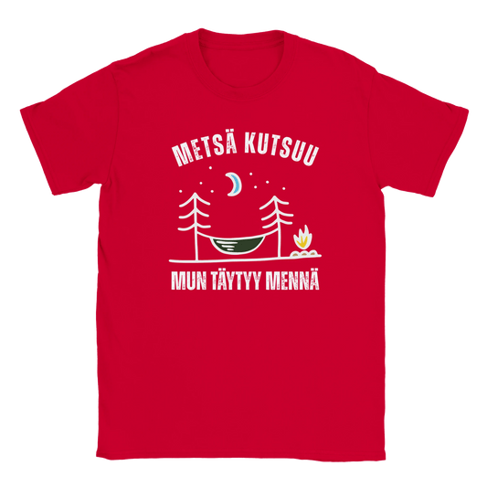 Metsä Kutsuu, Mun Täytyy Mennä - Riippumatto - Miesten T - paita - Mun Paita