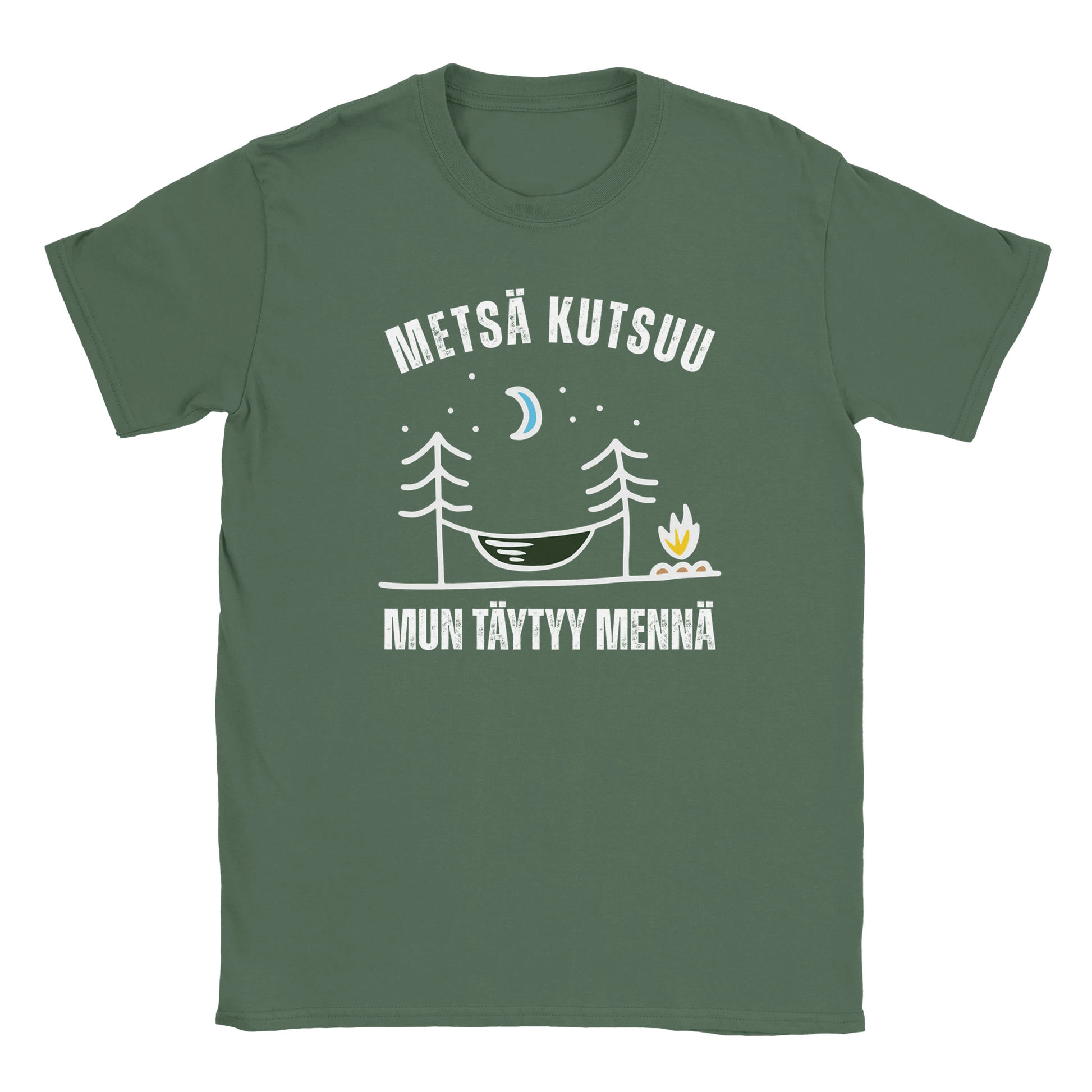 Metsä Kutsuu, Mun Täytyy Mennä - Riippumatto - Miesten T - paita - Mun Paita