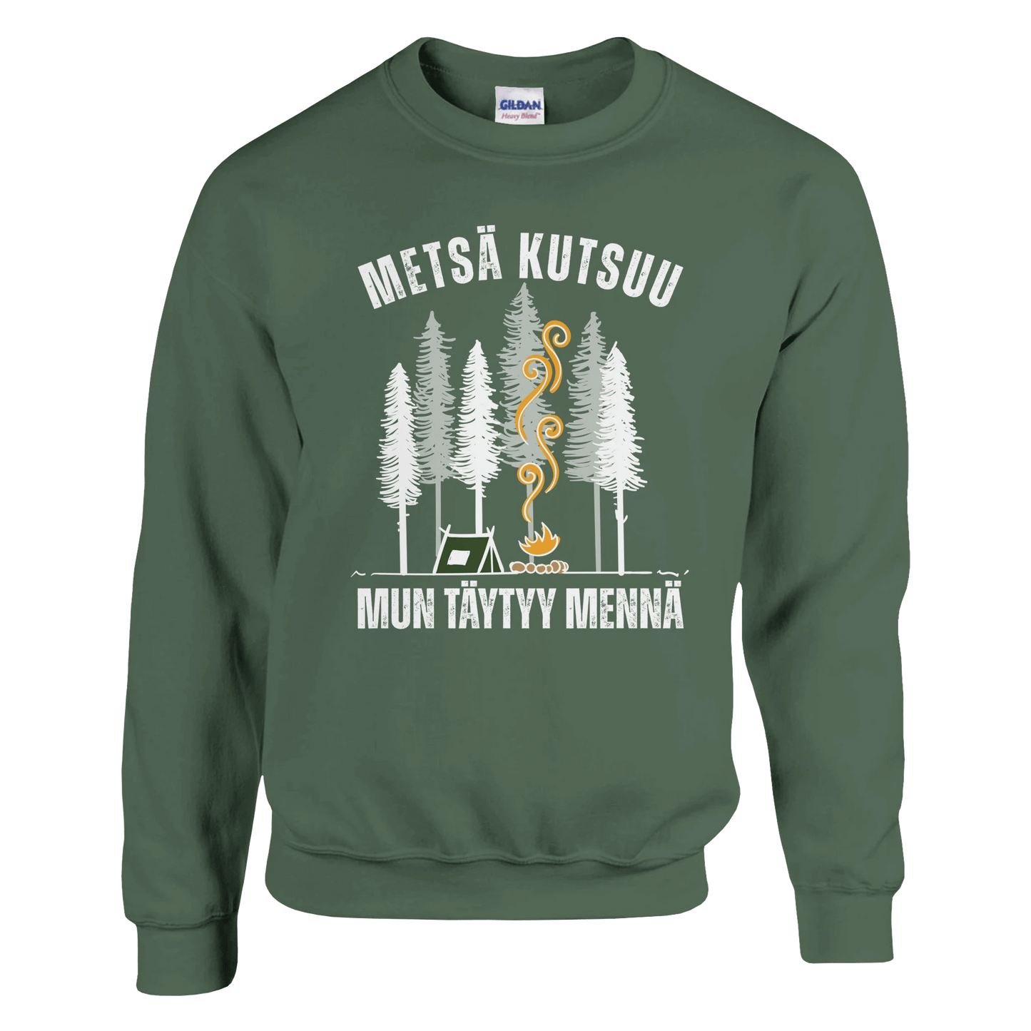 Metsä Kutsuu, Mun Täytyy Mennä - Teltta - Collegepaita - Mun Paita