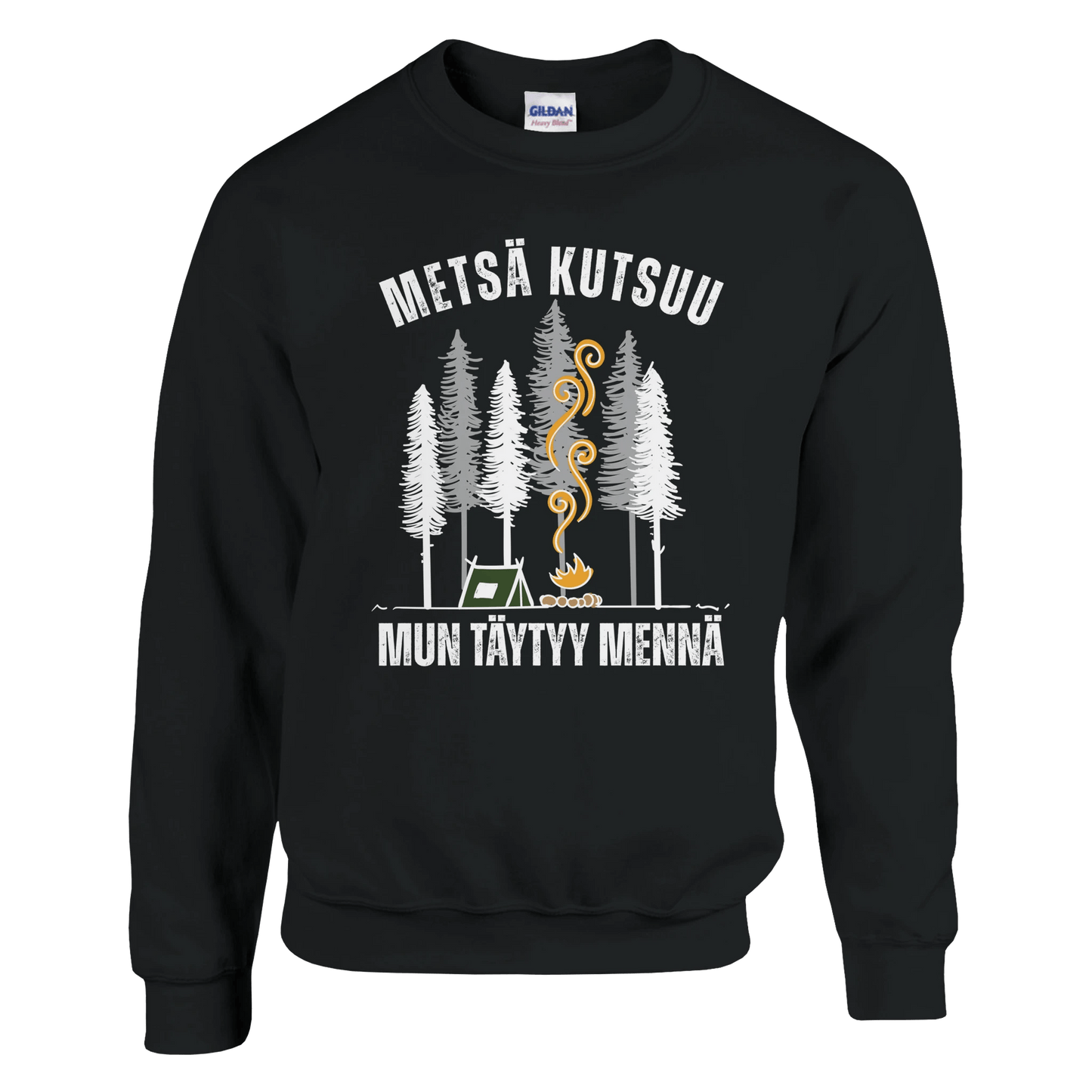 Metsä Kutsuu, Mun Täytyy Mennä - Teltta - Collegepaita - Mun Paita