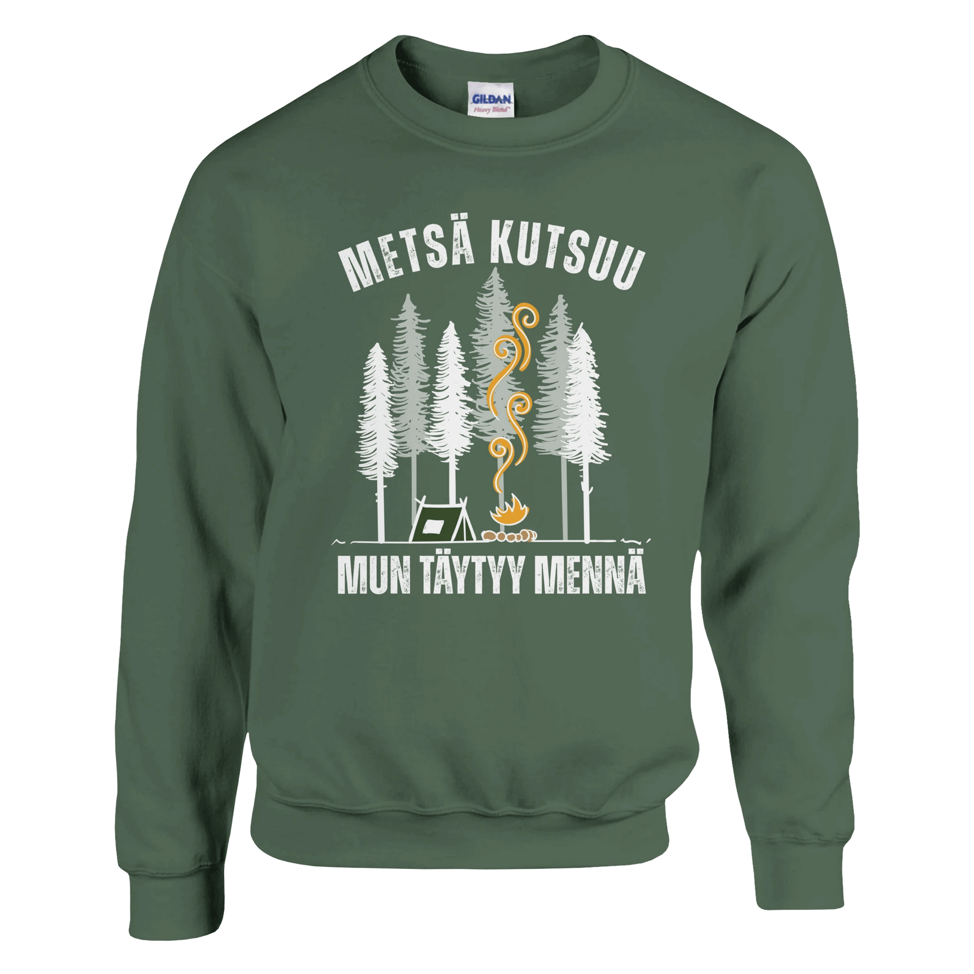 Metsä Kutsuu, Mun Täytyy Mennä - Teltta - Collegepaita - Mun Paita