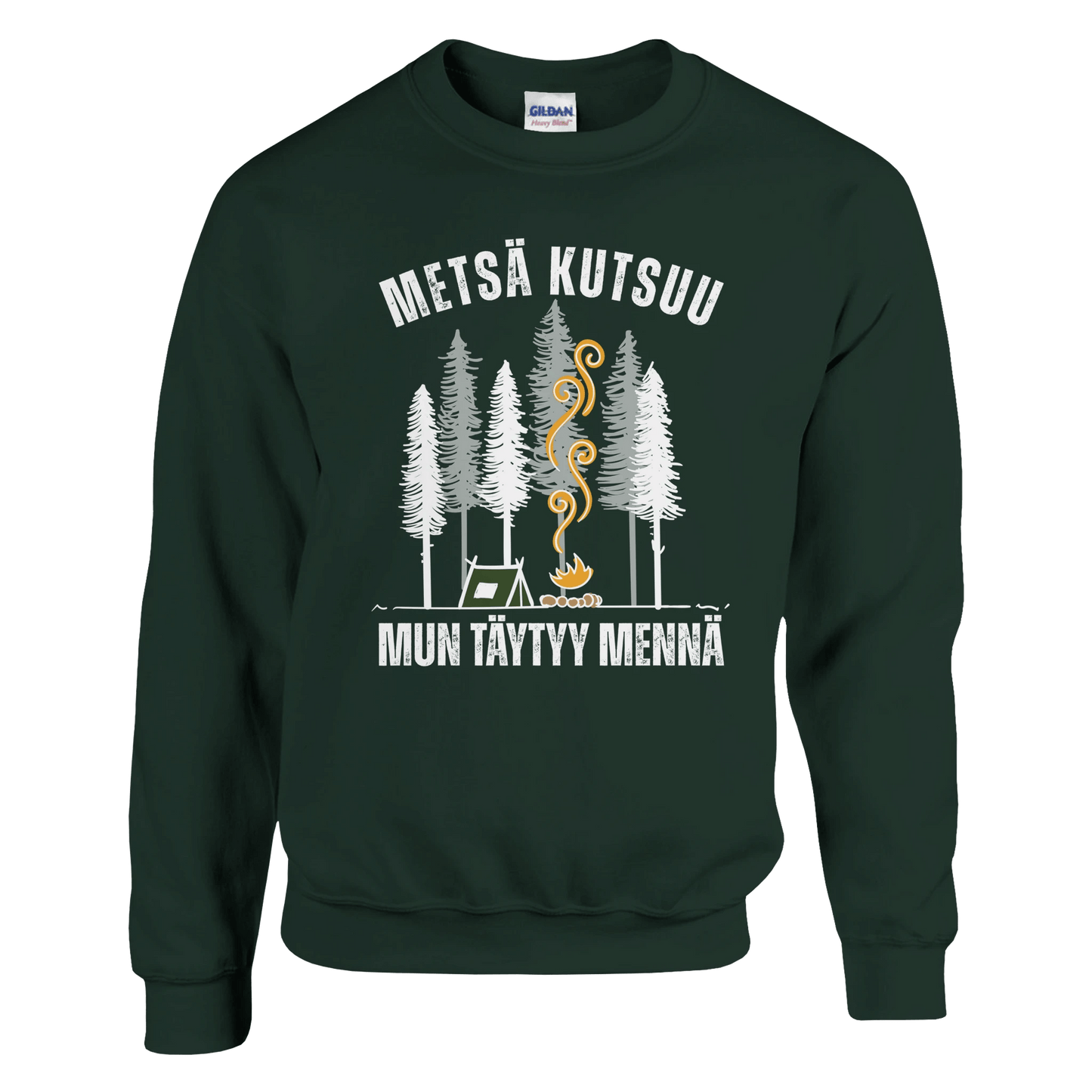 Metsä Kutsuu, Mun Täytyy Mennä - Teltta - Collegepaita - Mun Paita