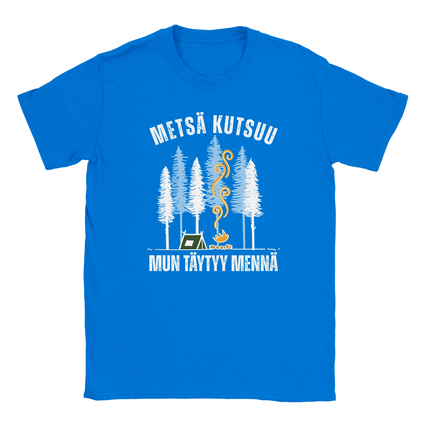 Metsä Kutsuu, Mun Täytyy Mennä - Teltta - Miesten T - paita - Mun Paita