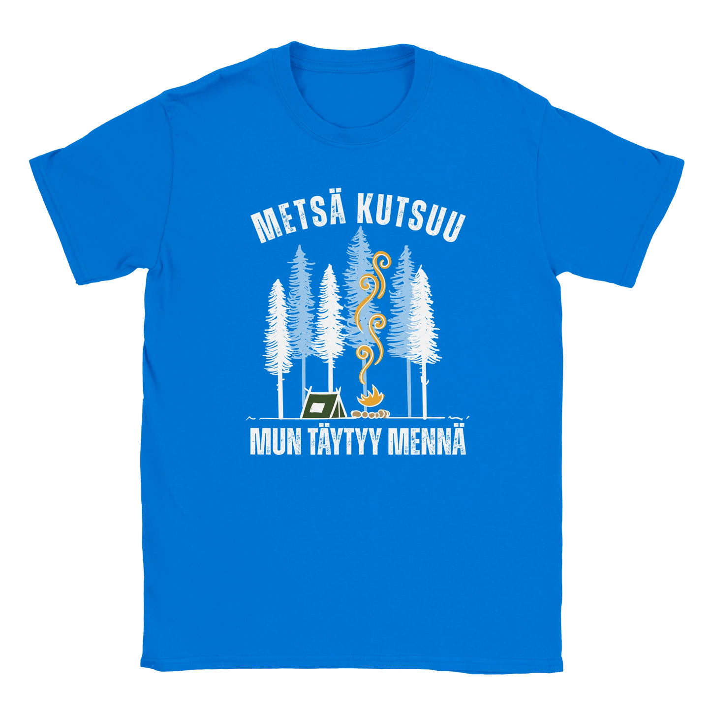 Metsä Kutsuu, Mun Täytyy Mennä - Teltta - Miesten T - paita - Mun Paita