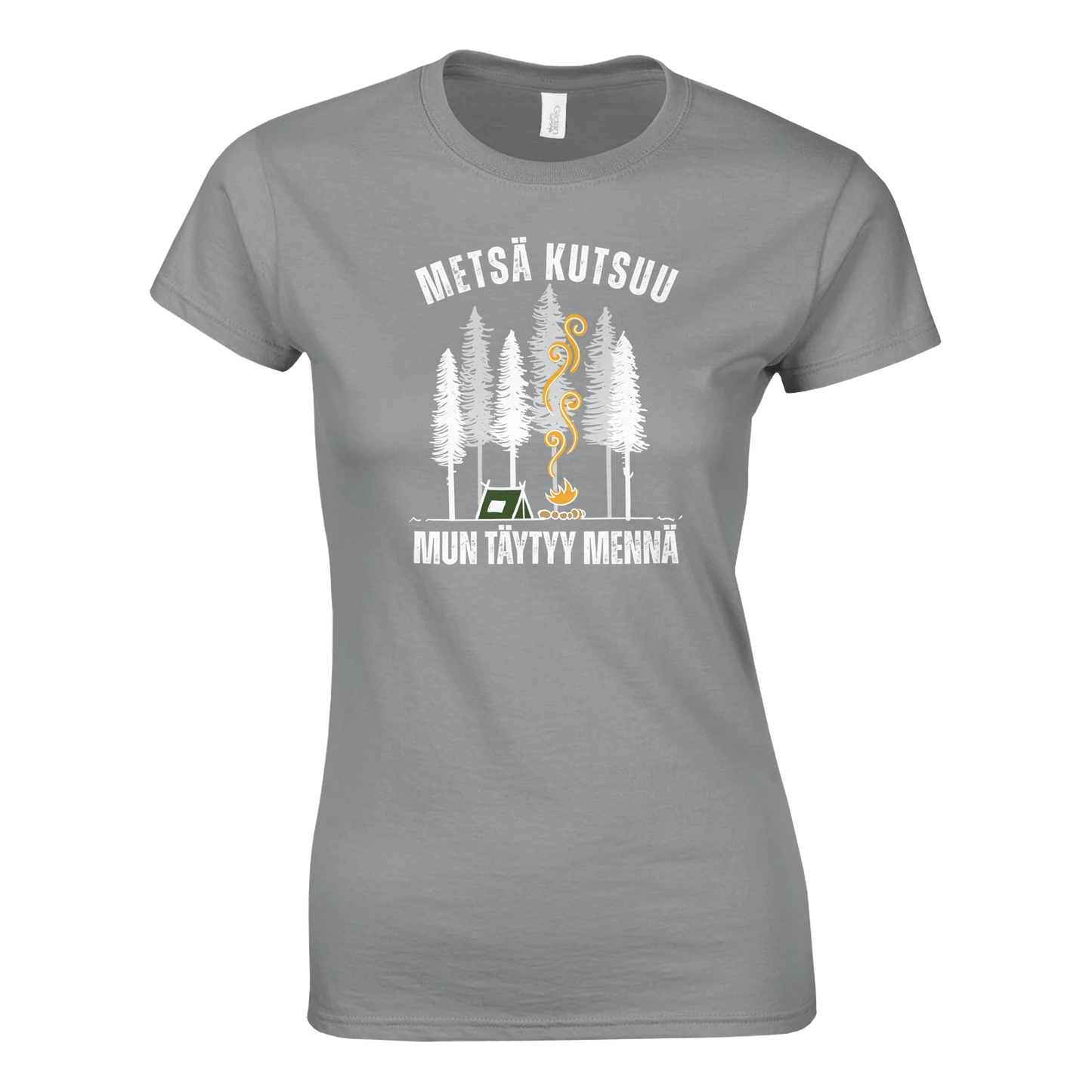 Metsä Kutsuu, Mun Täytyy Mennä - Teltta - Naisten T - paita - Mun Paita