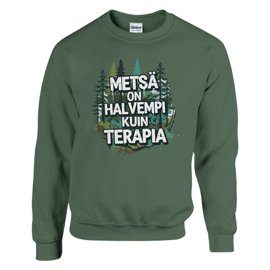 Metsä On Halvempi Kuin Terapia - Collegepaita - Mun Paita