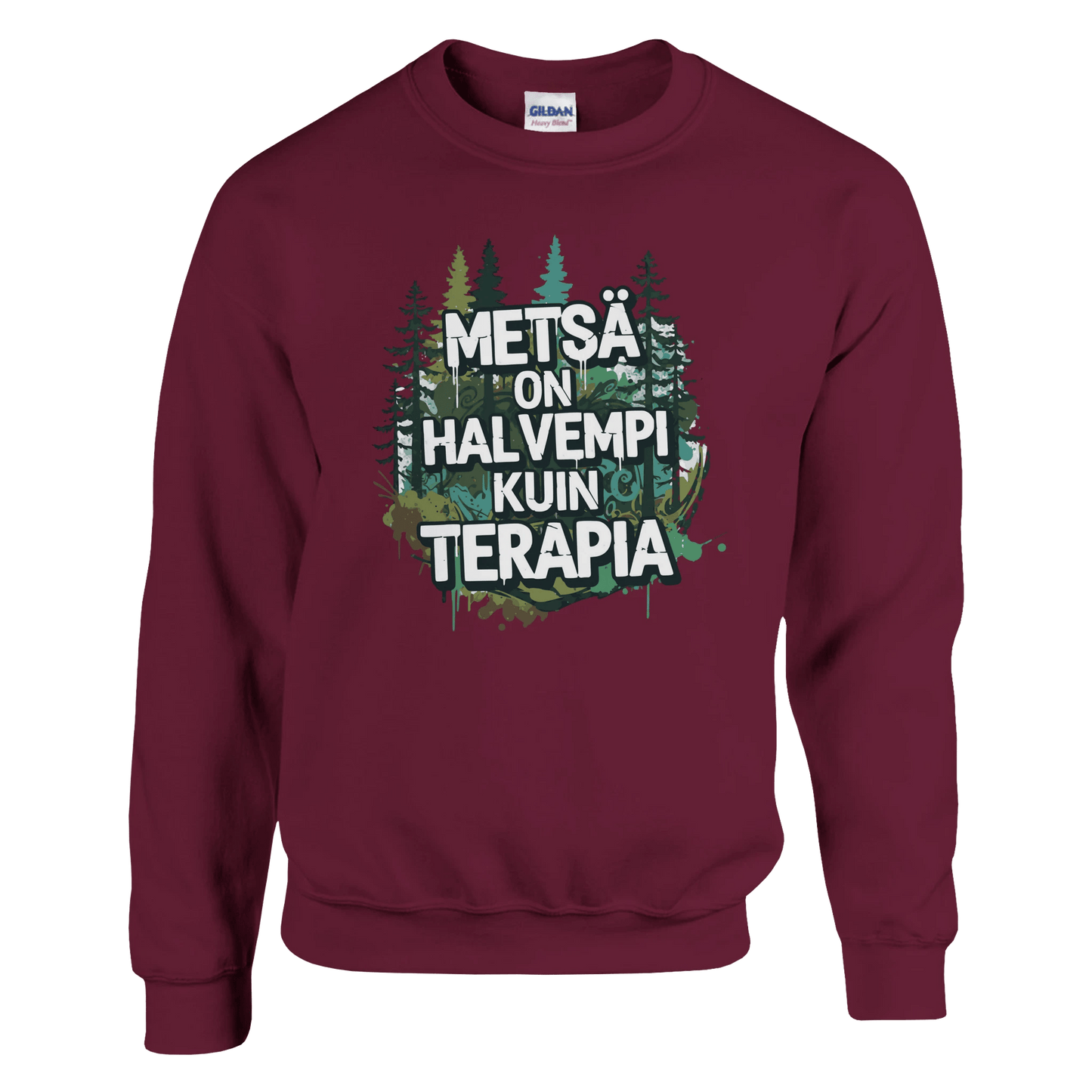 Metsä On Halvempi Kuin Terapia - Collegepaita - Mun Paita