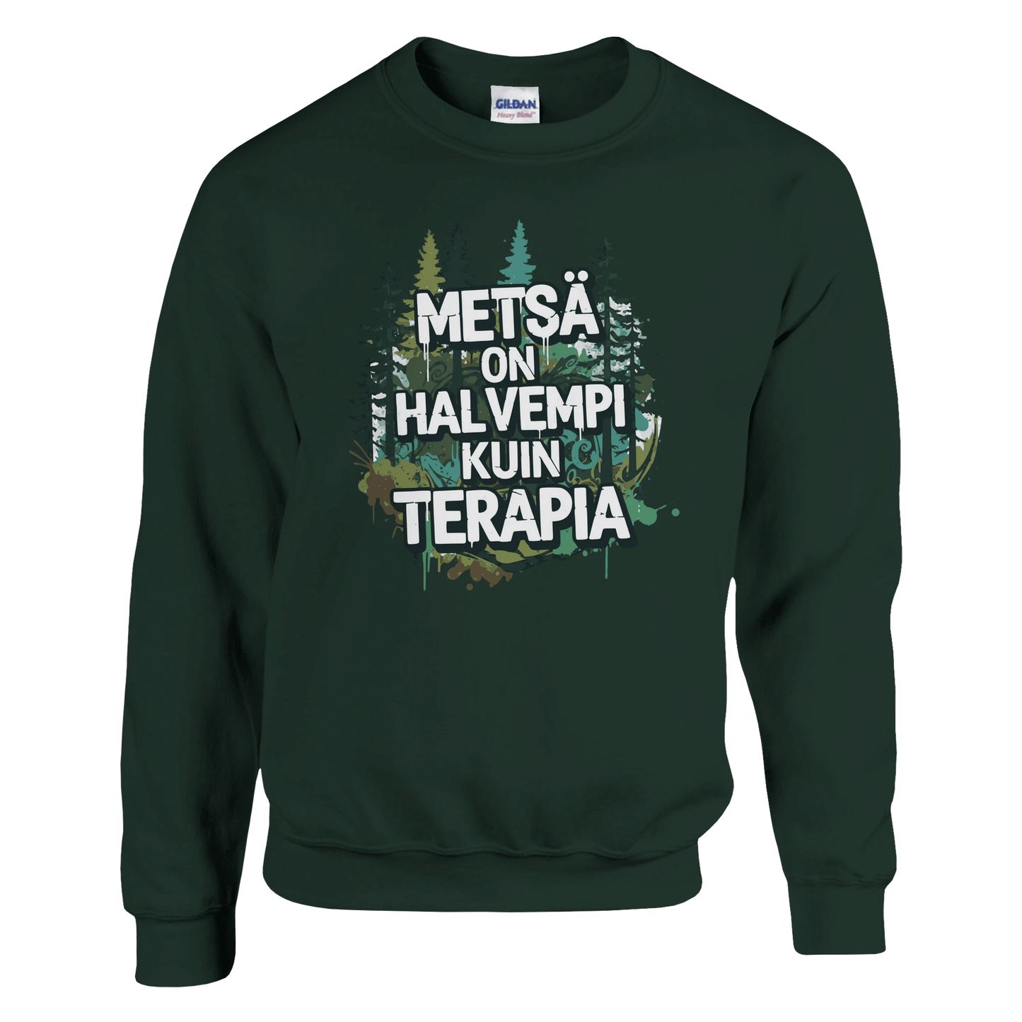 Metsä On Halvempi Kuin Terapia - Collegepaita - Mun Paita