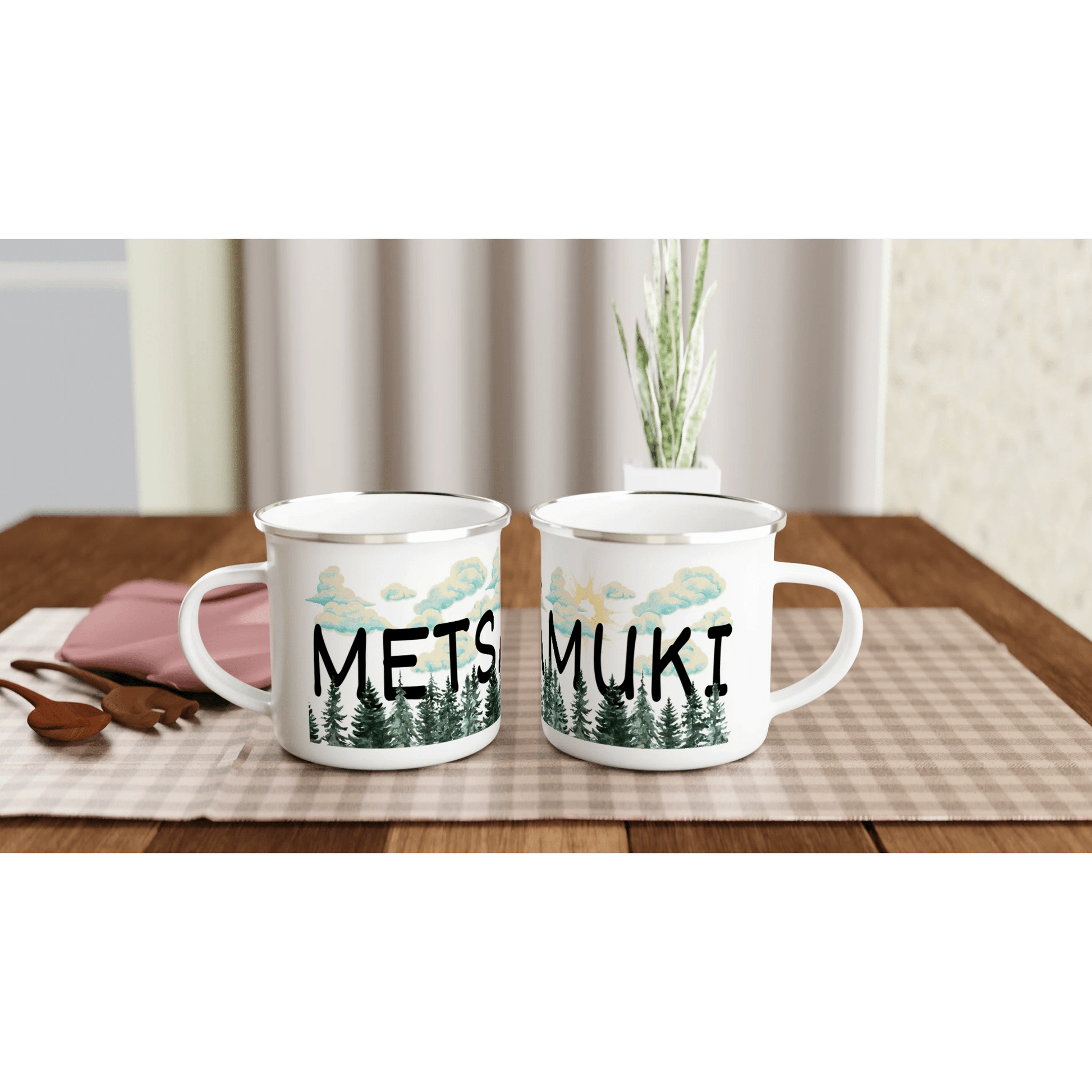 Metsämuki - Emalimuki 3,5dl - Mun Paita