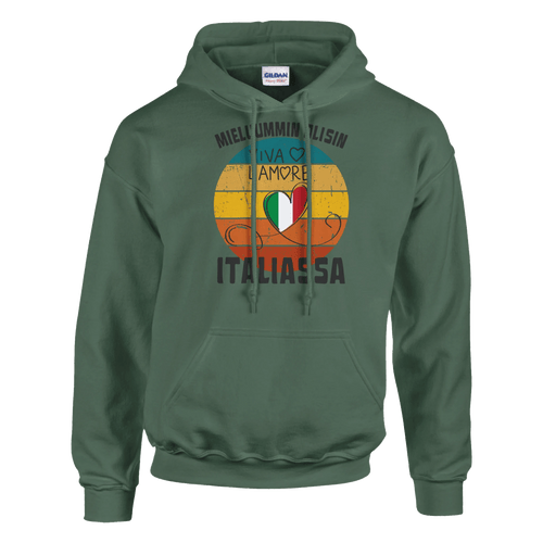 Mieluummin Olisin Italiassa - Huppari - Mun Paita