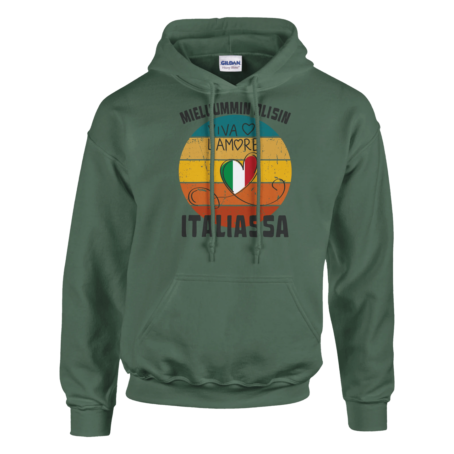 Mieluummin Olisin Italiassa - Huppari - Mun Paita