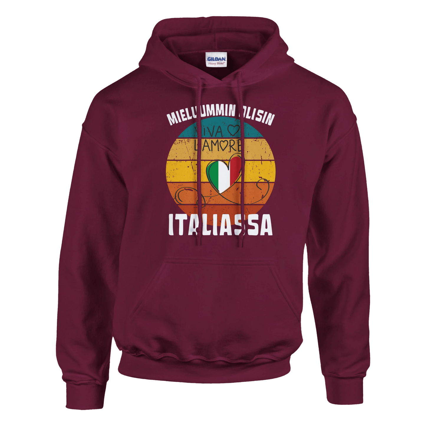 Mieluummin Olisin Italiassa - Huppari - Mun Paita