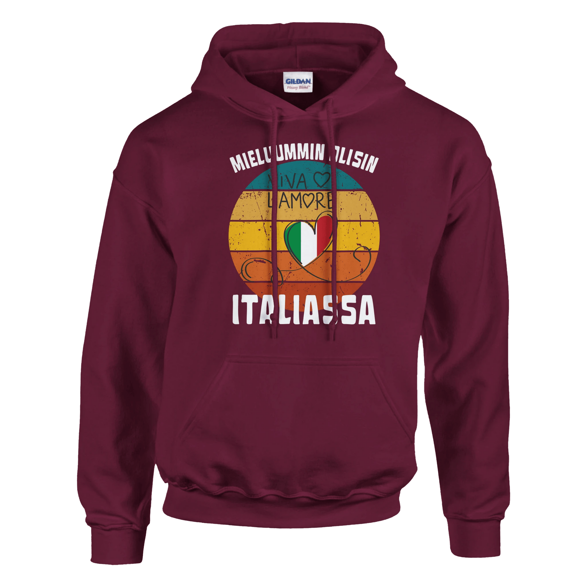 Mieluummin Olisin Italiassa - Huppari - Mun Paita