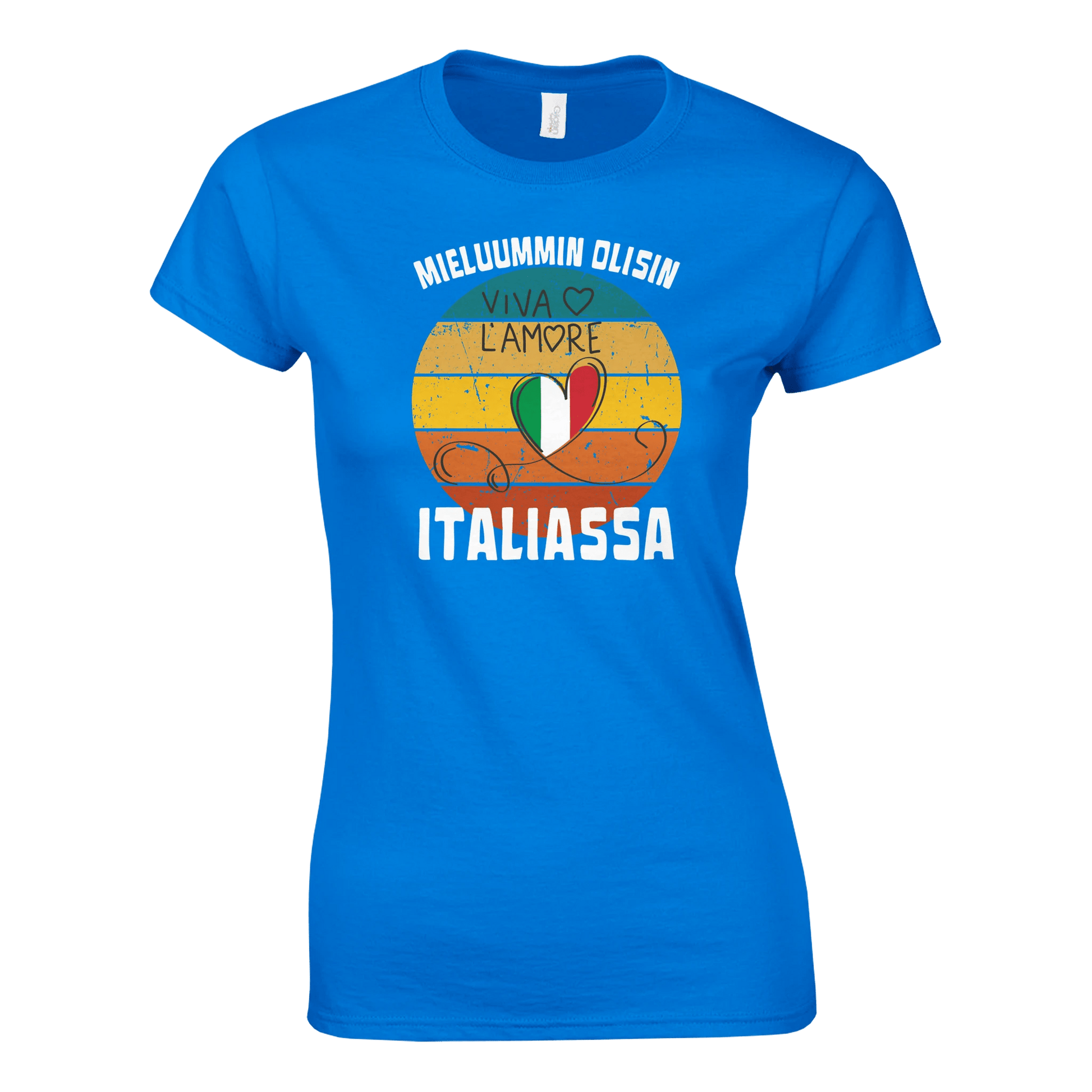 Mieluummin Olisin Italiassa - Naisten T - paita - Mun Paita