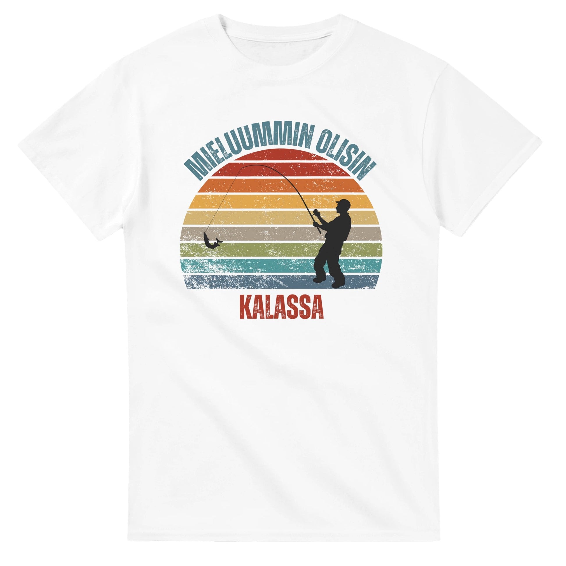 Mieluummin Olisin Kalassa - 3XL - 5XL - Mun Paita