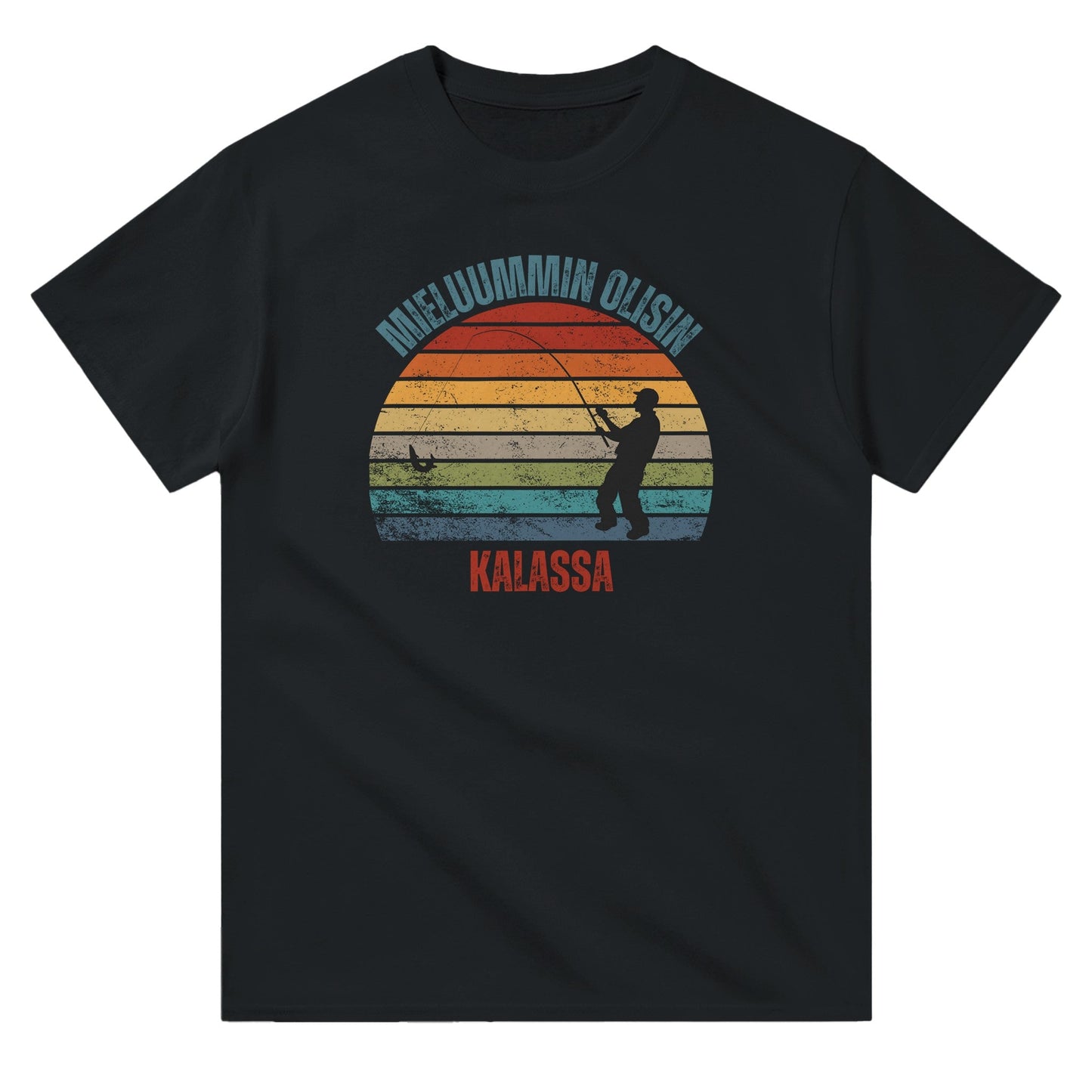 Mieluummin Olisin Kalassa - 3XL - 5XL - Mun Paita