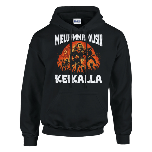 Mieluummin Olisin Keikalla - Huppari - Mun Paita