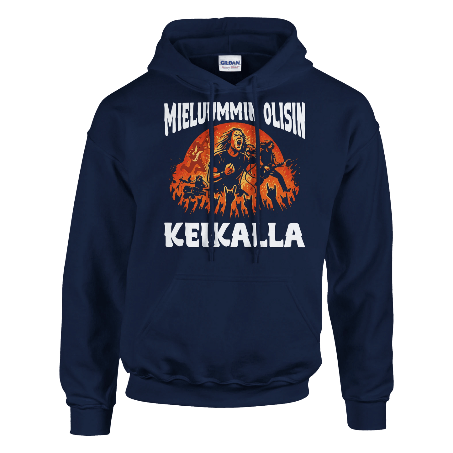 Mieluummin Olisin Keikalla - Huppari - Mun Paita