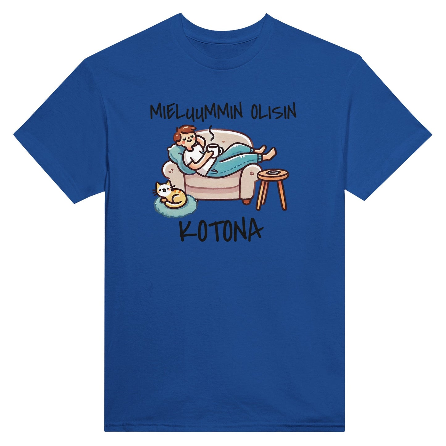 Mieluummin Olisin Kotona - 3XL - 5XL - Mun Paita