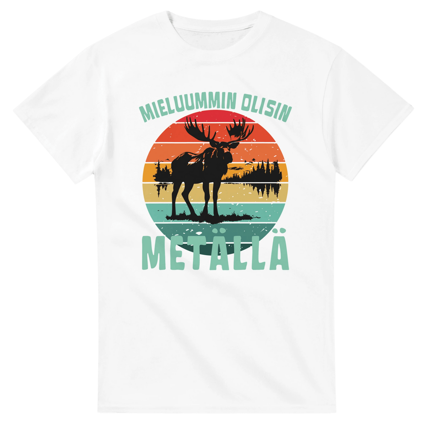 Mieluummin Olisin Metällä - 3XL - 5XL - Mun Paita