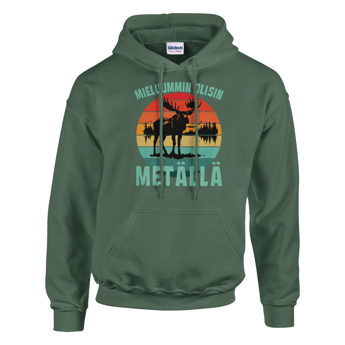 Mieluummin Olisin Metällä - Huppari - Mun Paita