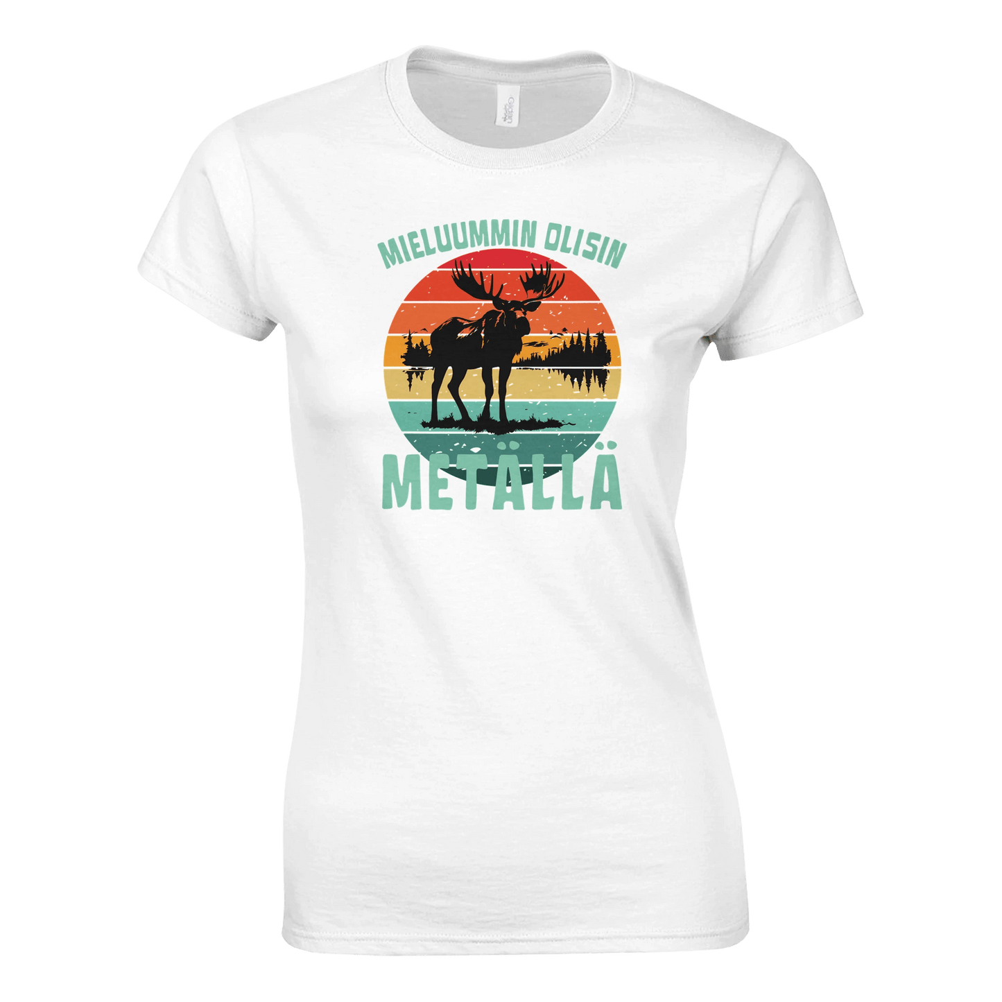 Mieluummin Olisin Metällä - Naisten T - paita - Mun Paita