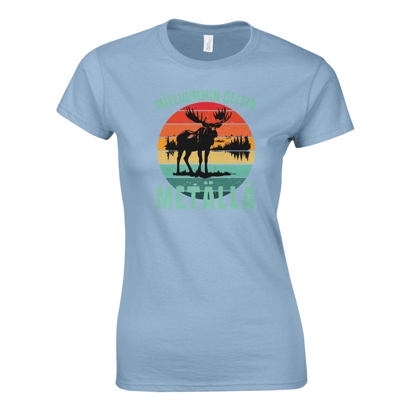 Mieluummin Olisin Metällä - Naisten T - paita - Mun Paita