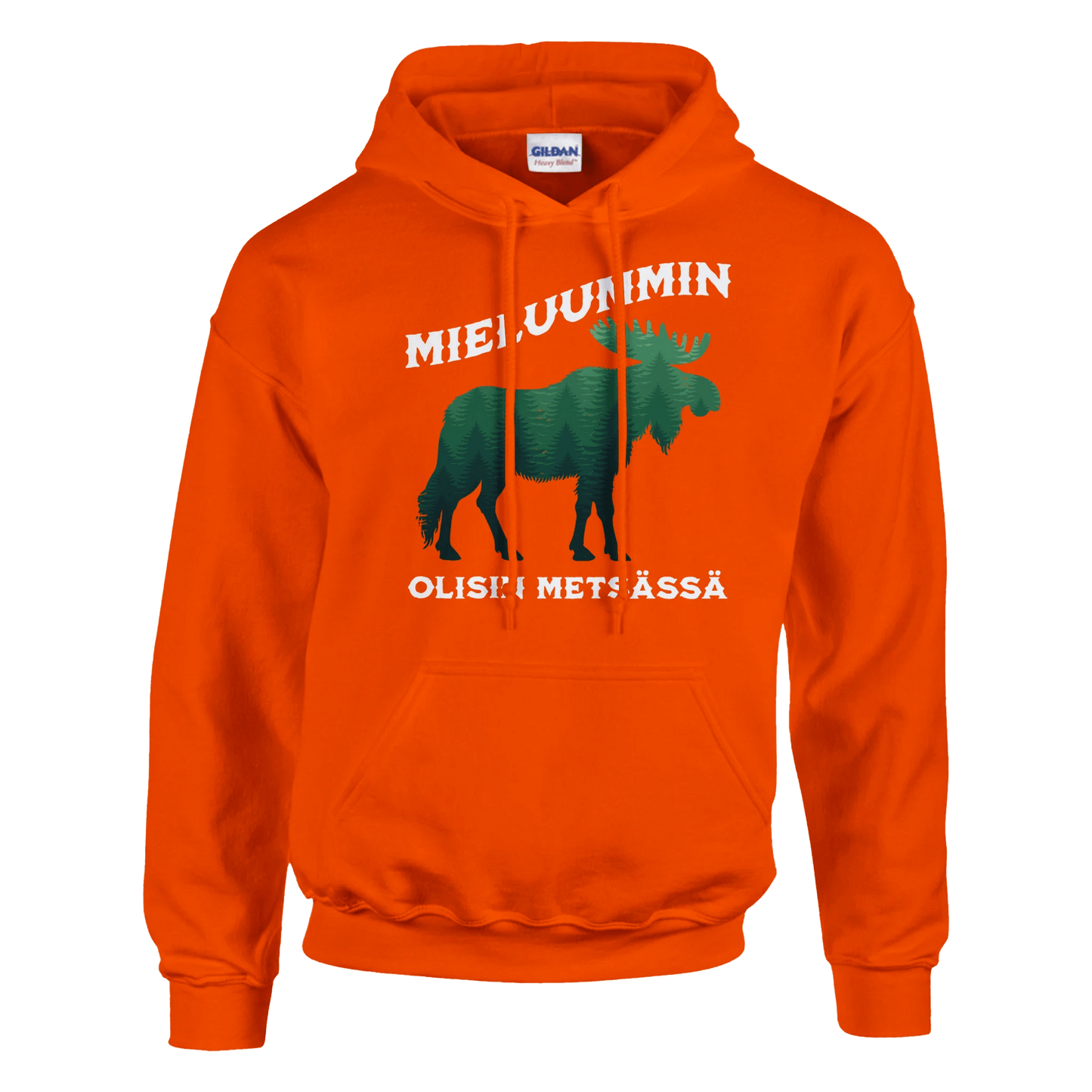 Mieluummin Olisin Metsässä Hirvi v.2 - Huppari - Mun Paita