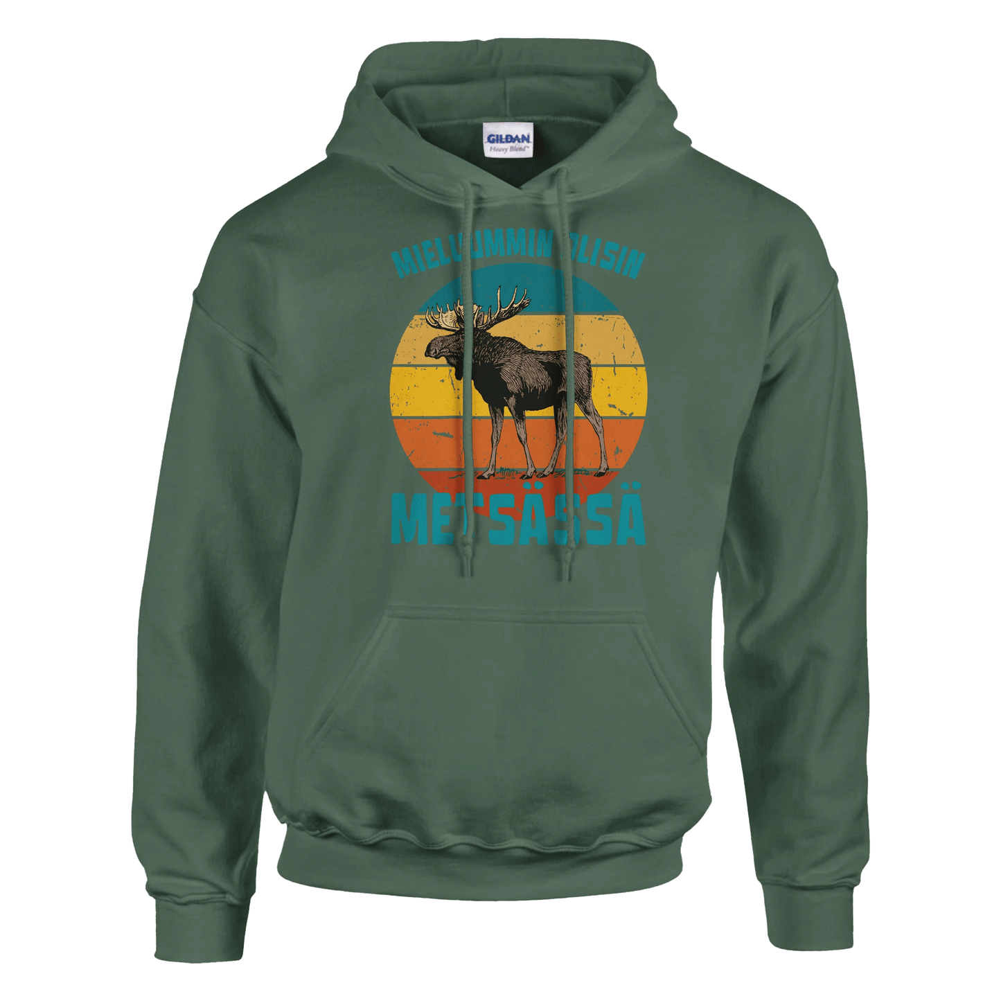 Mieluummin Olisin Metsässä Hirvi v.3 - Huppari - Mun Paita