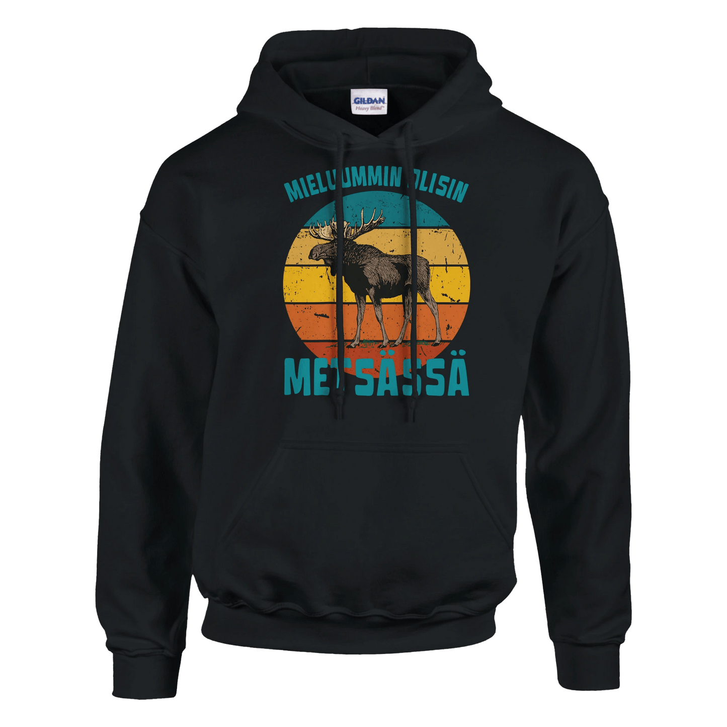 Mieluummin Olisin Metsässä Hirvi v.3 - Huppari - Mun Paita