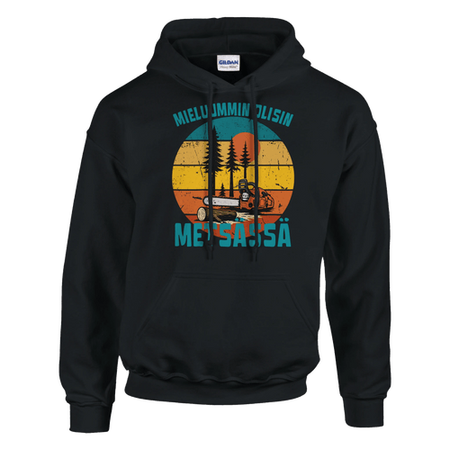 Mieluummin Olisin Metsässä, Saha - Huppari - Mun Paita