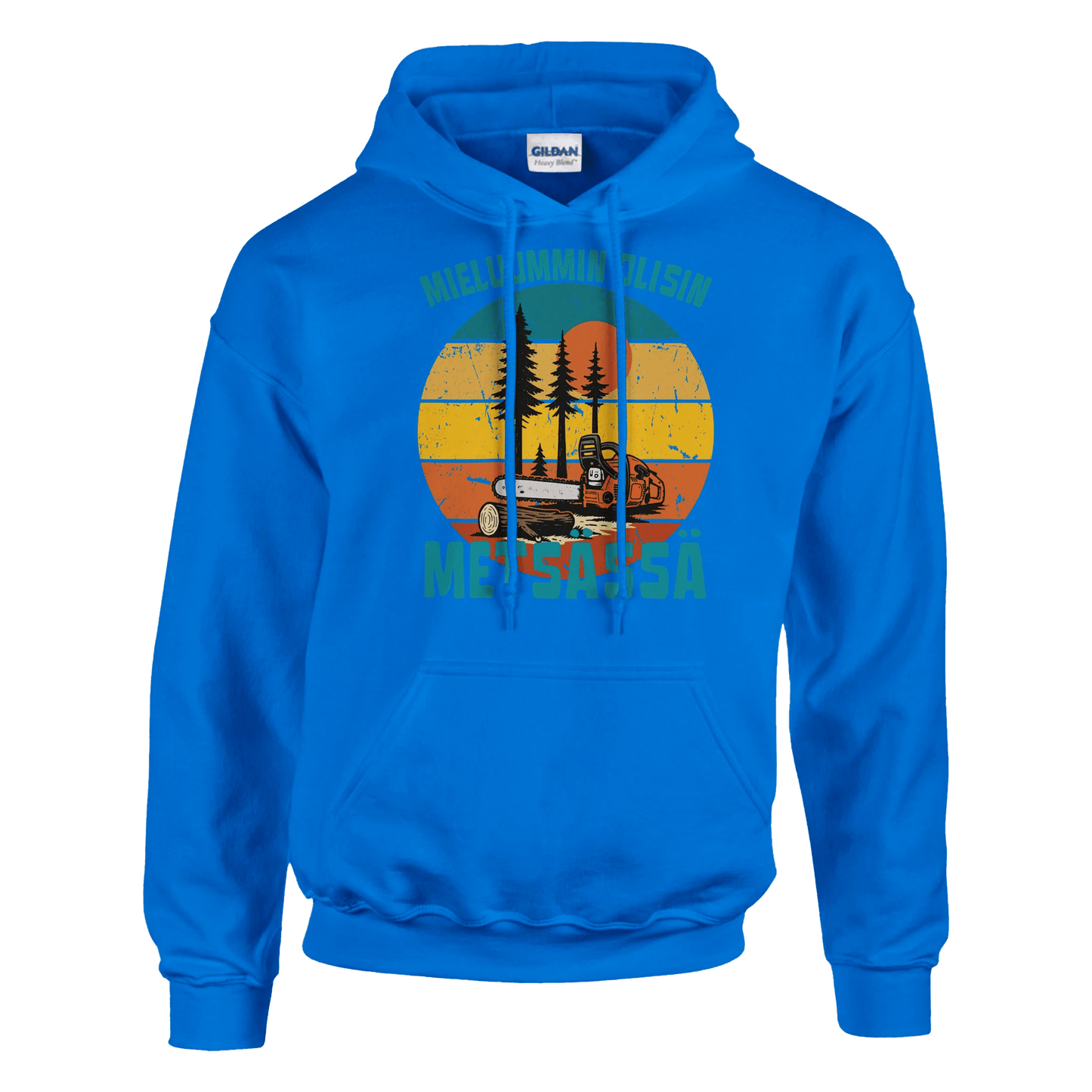 Mieluummin Olisin Metsässä, Saha - Huppari - Mun Paita