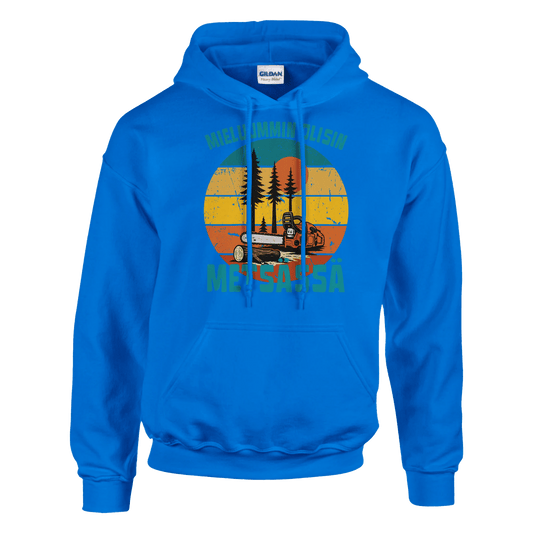 Mieluummin Olisin Metsässä, Saha - Huppari - Mun Paita