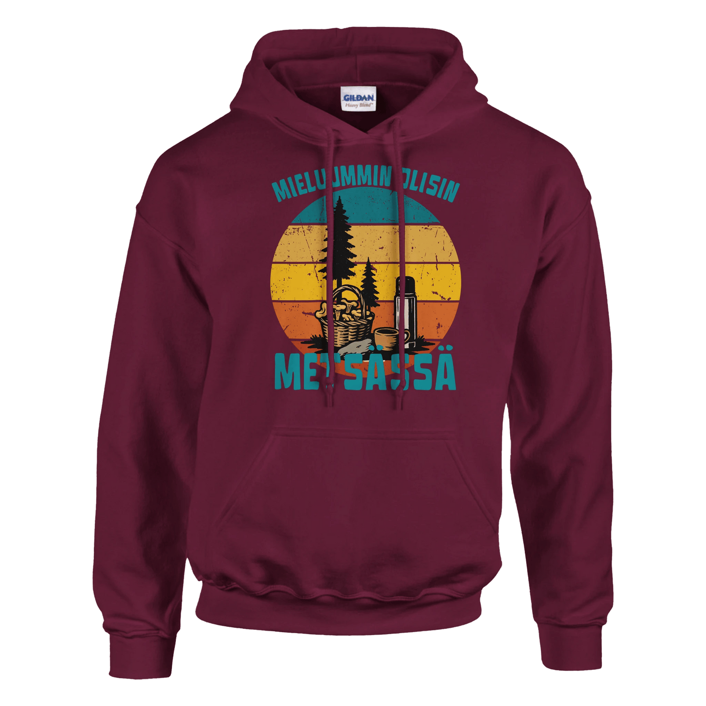 Mieluummin Olisin Metsässä Sienessä - Huppari - Mun Paita