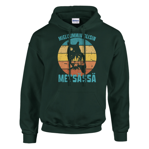 Mieluummin Olisin Metsässä v.8 - Huppari - Mun Paita