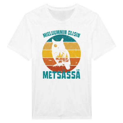 Mieluummin Olisin Metsässä v.8 - Miesten T - paita - Mun Paita