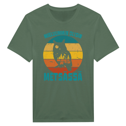 Mieluummin Olisin Metsässä v.8 - Miesten T - paita - Mun Paita