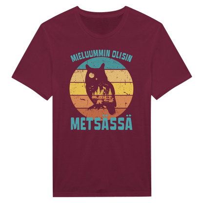 Mieluummin Olisin Metsässä v.8 - Miesten T - paita - Mun Paita