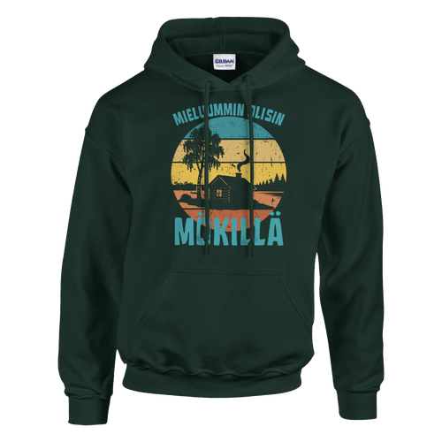 Mieluummin Olisin Mökillä Tupa - Huppari - Mun Paita