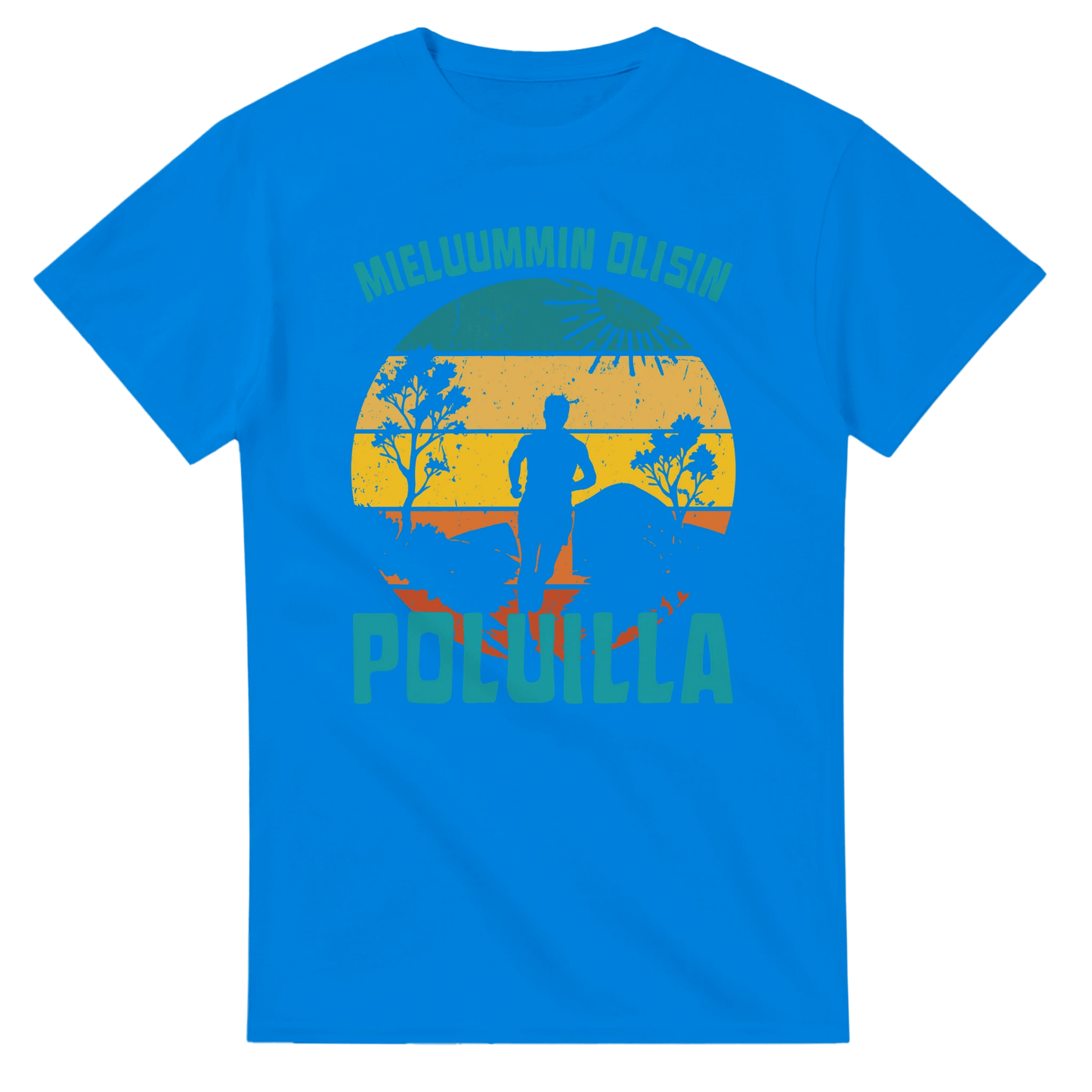 Mieluummin Olisin Poluilla - 3XL - 5XL T - paita - Mun Paita