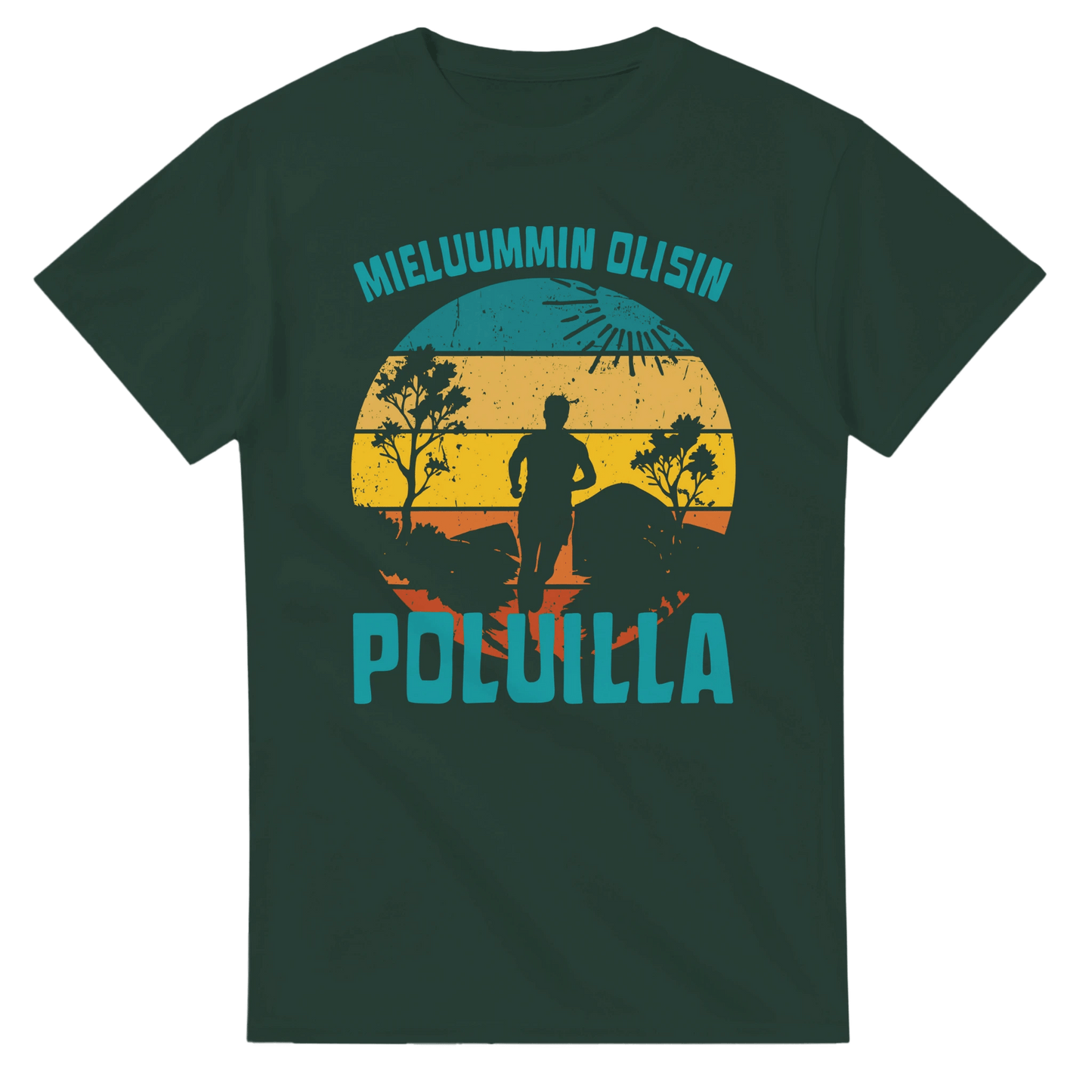 Mieluummin Olisin Poluilla - 3XL - 5XL T - paita - Mun Paita